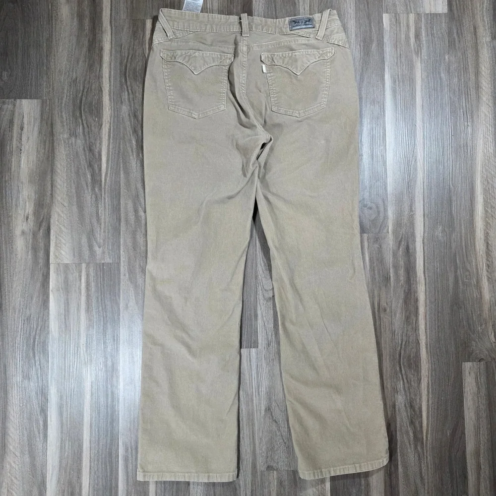 Levis 505 Straight Leg Corduroy Pants‎ Tan Khaki Mens 31x32 5-Pocket Trousers